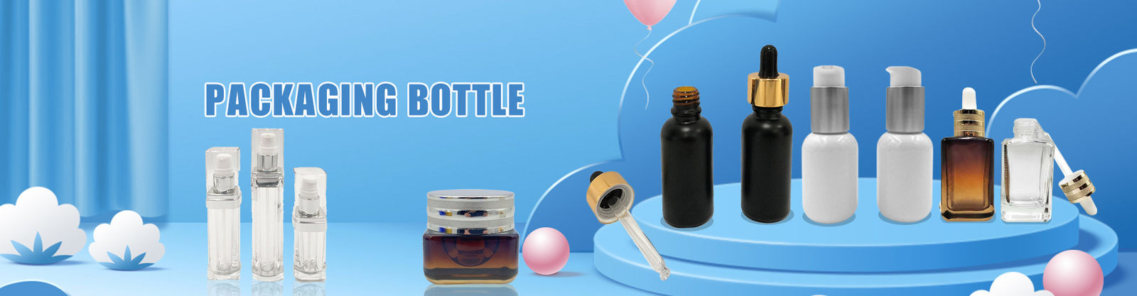 Kosmetische Verpakkende Fles