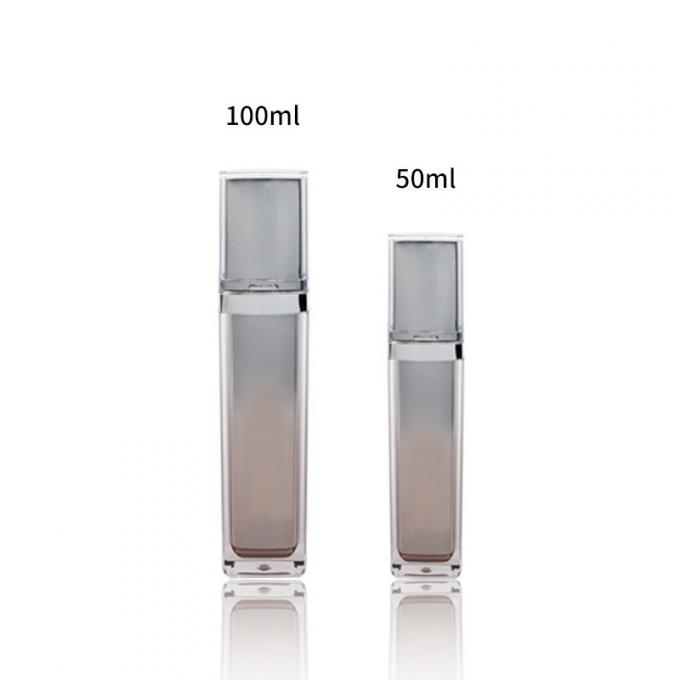 Custom Logo Printed Makeup Packaging Collection / Cosmetic Packaging Set With Pump Sprayer Cap 2