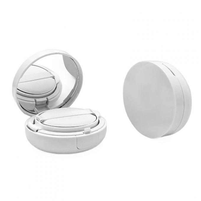 Refillable Round Transparent Cushion Foundation Case for Light To Medium Coverage. 0