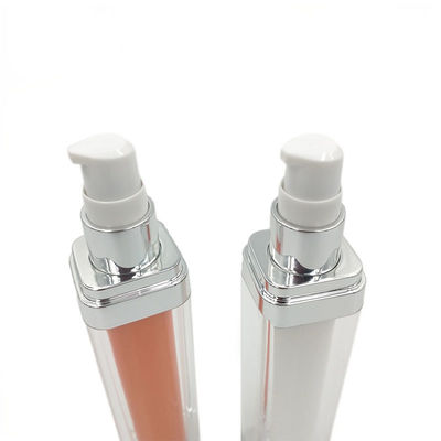 PMMA Acryl Foundation Pump Flasje Leeg Make-up Flasje 33*30*158mm