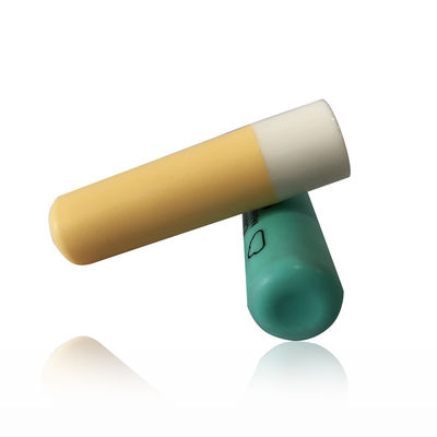 SGS-gecertificeerde lege plastic lippensalvevaten 3,8 g Ronde vorm Groene kleur