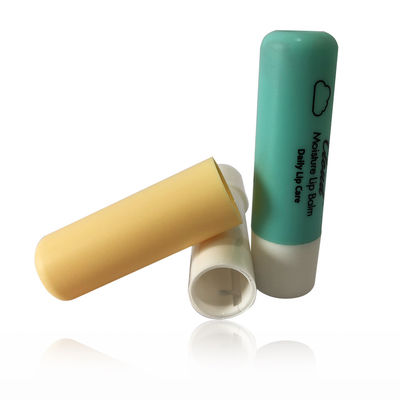 SGS-gecertificeerde lege plastic lippensalvevaten 3,8 g Ronde vorm Groene kleur