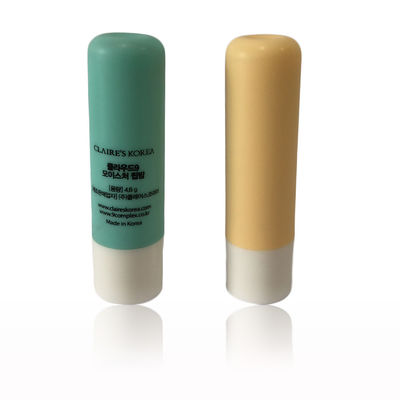 SGS-gecertificeerde lege plastic lippensalvevaten 3,8 g Ronde vorm Groene kleur