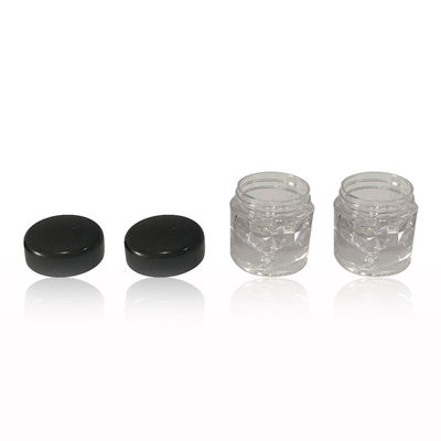 Transparante 1-3g crème potten Cosmetische verpakking Hygiënische slijtvastheid