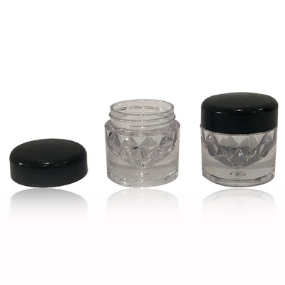 Transparante 1-3g crème potten Cosmetische verpakking Hygiënische slijtvastheid