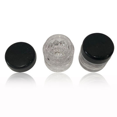 Transparante 1-3g crème potten Cosmetische verpakking Hygiënische slijtvastheid