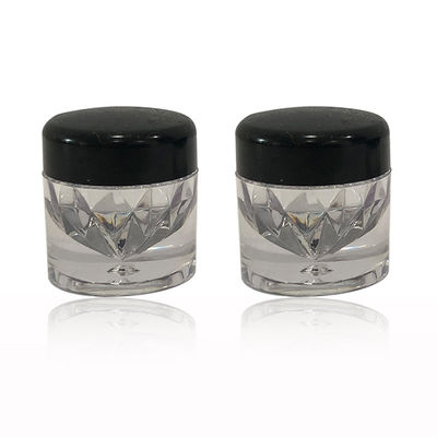 Transparante 1-3g crème potten Cosmetische verpakking Hygiënische slijtvastheid