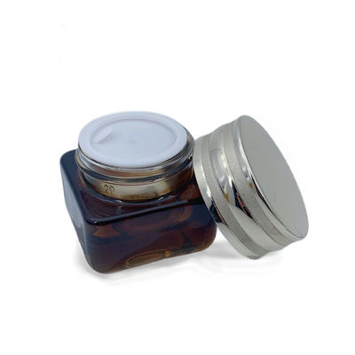 Aanpassing lege cosmetische verpakking fles glazen room container 55 * 76mm