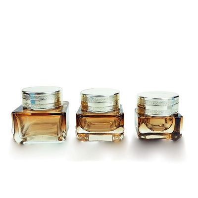 Aanpassing lege cosmetische verpakking fles glazen room container 55 * 76mm
