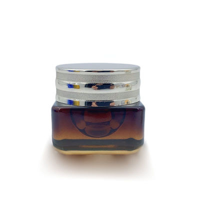 Aanpassing lege cosmetische verpakking fles glazen room container 55 * 76mm