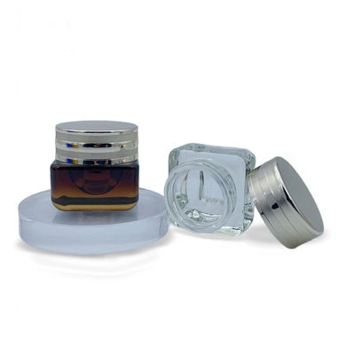 Aanpassing lege cosmetische verpakking fles glazen room container 55 * 76mm