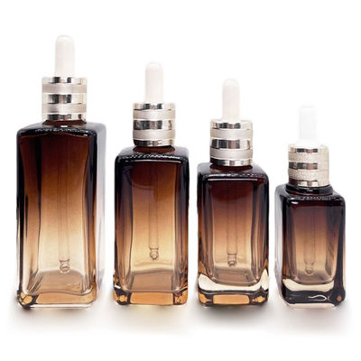 Uitstekende 30 ml 50 ml lege essentiële olie flessen Glas cosmetische dropper fles
