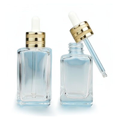 Uitstekende 30 ml 50 ml lege essentiële olie flessen Glas cosmetische dropper fles