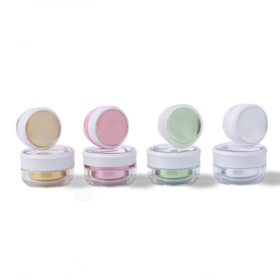 PMMA lege cosmetische crème potten met schroefdeksel milieuvriendelijk