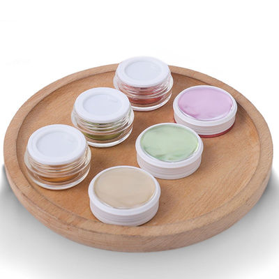 PMMA lege cosmetische crème potten met schroefdeksel milieuvriendelijk