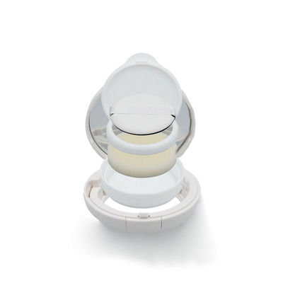 Hoogwaardige elegante witte lege kussen Foundation Case Leak Proof