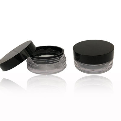 Gepersonaliseerd 8g helder kunststof leeg los poeder hoesje 32.8 * 68.4mm