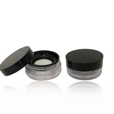 Gepersonaliseerd 8g helder kunststof leeg los poeder hoesje 32.8 * 68.4mm
