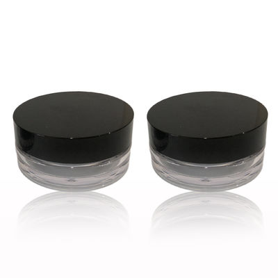 Gepersonaliseerd 8g helder kunststof leeg los poeder hoesje 32.8 * 68.4mm