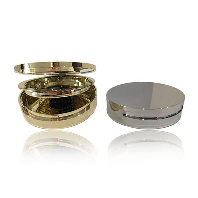 OEM ODM 74.9*19mm lege compacte poederkas met ingebouwde spiegel