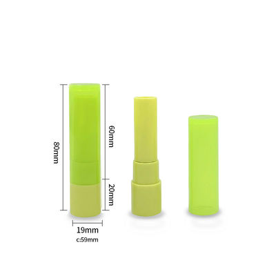 Aanpasbare groene plastic lippensalm buis 19 * 80mm Private Label