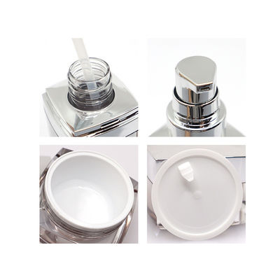 Custom Logo Printed Makeup Packaging Collectie / Cosmetische verpakkingsset met pompspuitkap