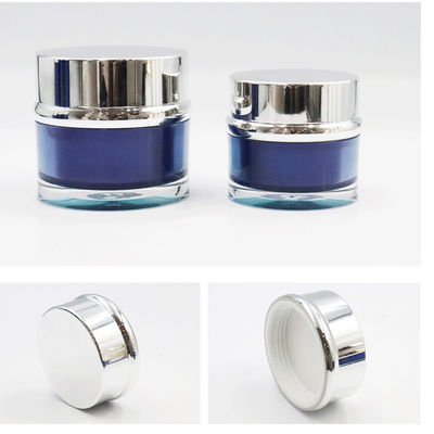Op maat gemaakte pomp en dop cosmetische verpakkingsset met acryldop