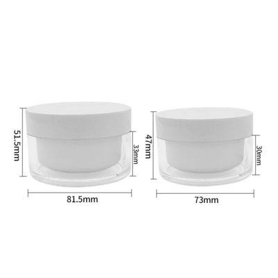buy Customizable 50g Diamond Acrylic Jar With Simple Design OEM/ODM Logo Available online manufacturer