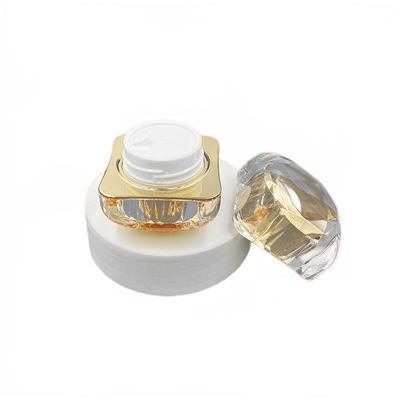 50 g lekvrije cosmetische crème pot Diamant Acryl kleine pot Custom logo beschikbaar