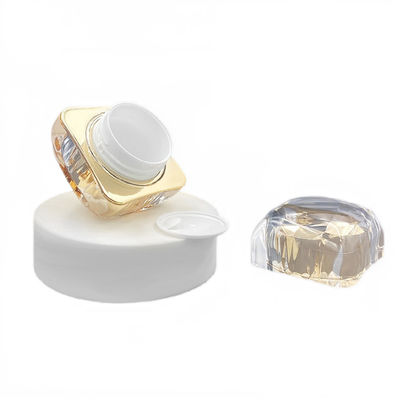 50 g lekvrije cosmetische crème pot Diamant Acryl kleine pot Custom logo beschikbaar