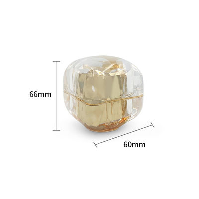 50 g lekvrije cosmetische crème pot Diamant Acryl kleine pot Custom logo beschikbaar