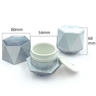 Leakproof transparante cosmetische crème pot met aangepast logo 5g/10g PP/ABS/acryl