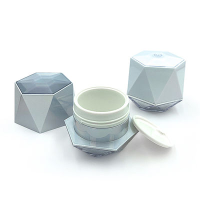 Leakproof transparante cosmetische crème pot met aangepast logo 5g/10g PP/ABS/acryl
