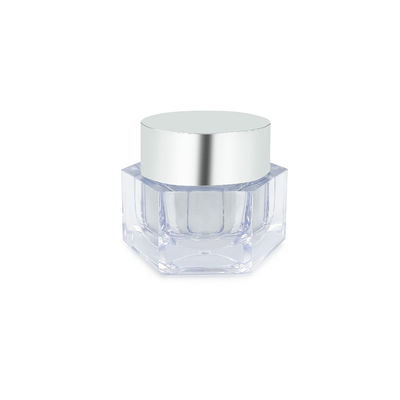 Leekproof huidverzorgingscrème pot eenvoudig ontwerp 30g/50g cosmetische verpakking met monster