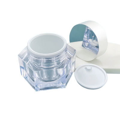 Leekproof huidverzorgingscrème pot eenvoudig ontwerp 30g/50g cosmetische verpakking met monster