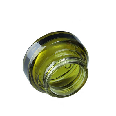 Ronde glas cosmetische verpakkingsfles met zijdefilter