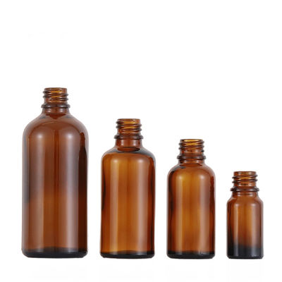 100 ml doorzichtige glazen fundering fles Ronde dropper cap Cosmetische verpakking met gratis monster