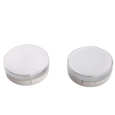 Hervulbare Dewy Finish Ronde Compacte Poeder Kussen Foundation Case voor licht tot medium dekking