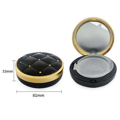 Ronde plastic opvulbare kussens met sluiting voor cosmetica / huidverzorging
