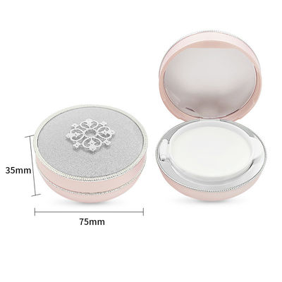 Ronde cosmetische verpakkingsdoos voor reizen met licht tot middelgrote dekking