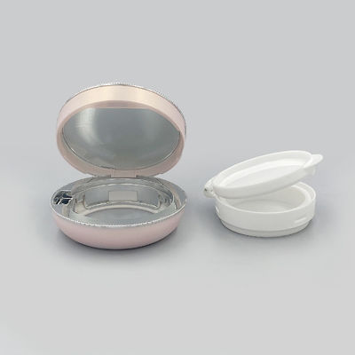 Ronde cosmetische verpakkingsdoos voor reizen met licht tot middelgrote dekking