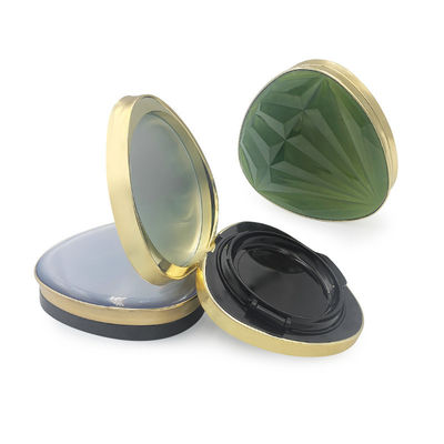 Transparante ronde sluiting kussen Foundation Case met Dewy afwerking