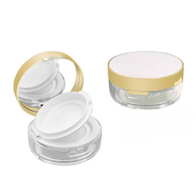 15 g Ronde vorm Transparent lege losse poeder koffer voor compact poeder